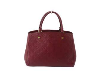 Louis Vuitton Maroon Empriente Montaigne