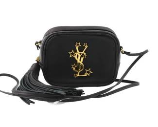 Yves Saint Laurent Nappa Monogram Blogger Bag Black