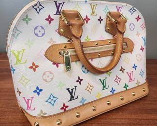 Louis Vuitton Black Murakami Alma PM