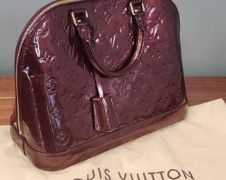 Louis Vuitton Red Vernis Alma PM