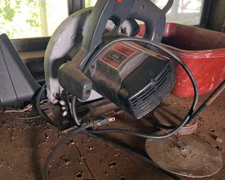 Also power tools in workshop..