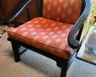 We have 2 of these vintage Chinese bucket chairs...