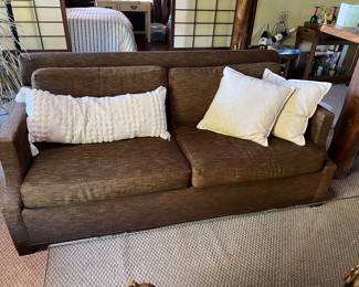 This couch converts to a pull out bed, in good condition.