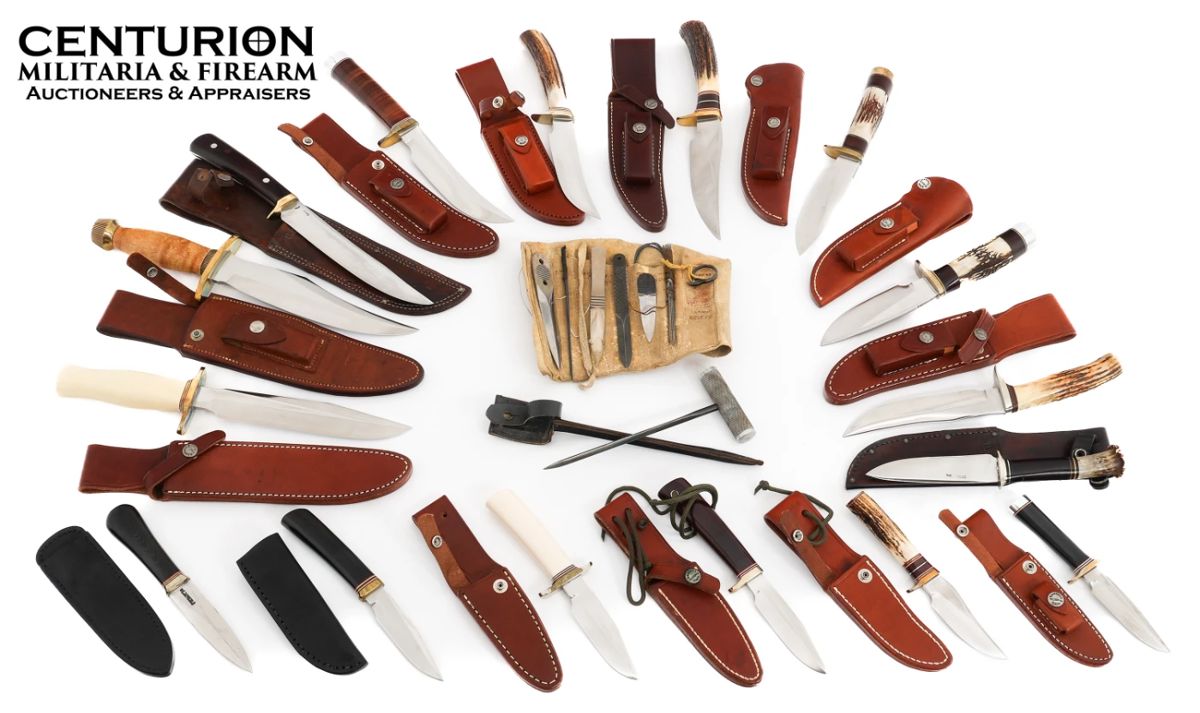 Military Edged Weapon Auction Civil War, WWI, WWII, Vietnam  Swords, Daggers, Fighting Knives, Bayonets 1124 WML