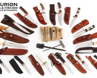 Military Edged Weapon Auction Civil War, WWI, WWII, Vietnam Swords, Daggers, Fighting Knives, Bayonets 1124 WML