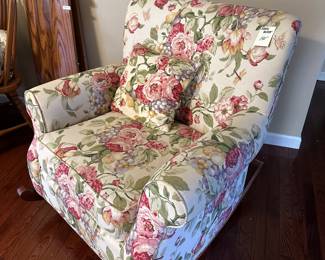 Floral rocker