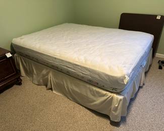 Queen bed with frame