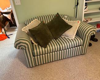 Hide-a-bed loveseat