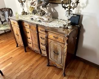 Antique dining room sideboard