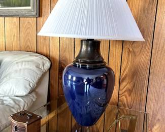 Lamps and glass end tables