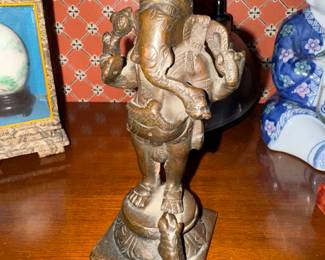 Little vintage brass Ganesha