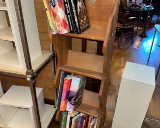 This bookshelf has the cookbook collection although kind of small.