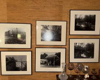 Cool black and white framed photos. You can even see the “new bridge” in the background of the top left picture.