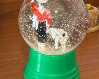 Remarkably this vintage Lone Ranger snowglobe still has it’s water and it is crystal clear! The original label is also still on it but I apparently didn’t get a picture.