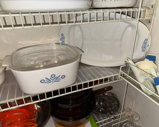 Vintage Corning ware Corn flower