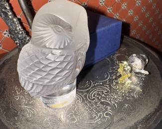 Sweet little Lalique owl.