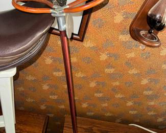 This is an English leaning chair/ cane. I don’t know about you but I think I will need a bigger seat!