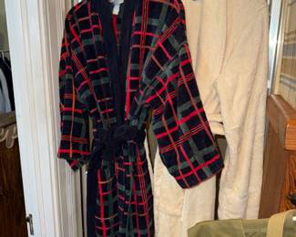 Cool red and black robe from Sears and Roebuck.