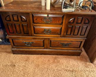 Did you have a hope chest before you got married? Mine wasn’t this fancy.