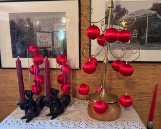 Growing up our Christmas tree was not complete without the satin balls.