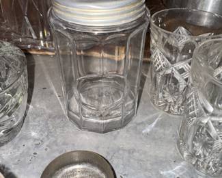 This is the tea jar that goes with the Hoosier.