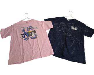 2 - Large Higher & Higher, Signed Cruise T Shirts