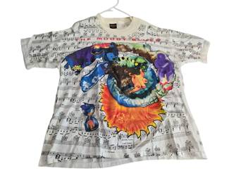 XL 1993 All Over Tour T Shirt Moody Blues Band