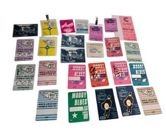 1980s Backstage Passes Etc Moody Blues