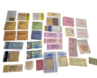 1960-70s Concert Tickets Moody Blues