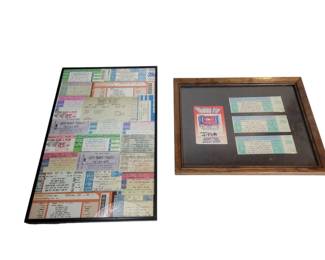 Framed Moody Blues Concert Tickets