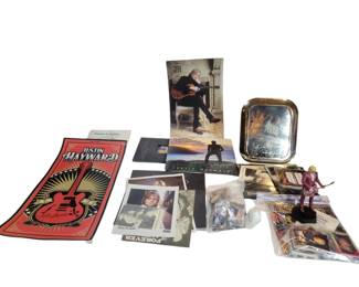 Justin Hayward Signed Memorabilia Albums Posters