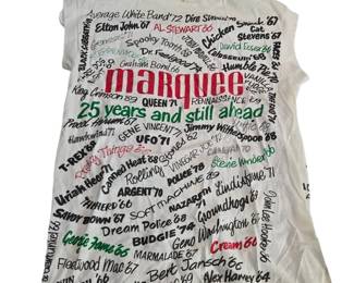 1983 Marquee Club London 25th Ann Sleeveless Shirt