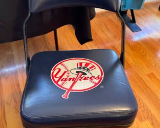 New York Yankees chair available in online sale listed separately.