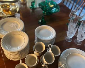 Misc China and glassware