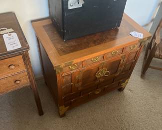 Asian style vintage chest