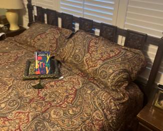 Vintage king bed