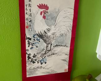 Asian style scroll