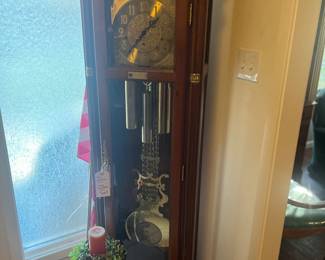 Grandfather clock Texas Tech decorstions
