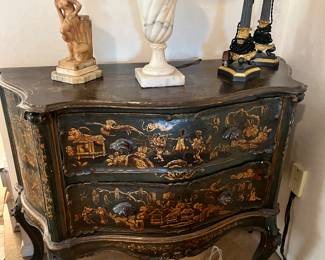 Pr. Antique painted chests 