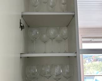 Crate & Barrel wine glasses