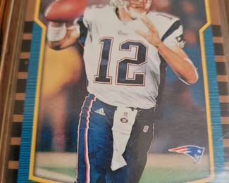 Tom Brady rookie card 