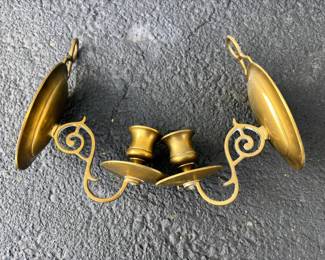 Antique Brass Sconces