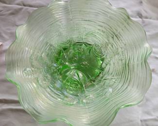 Ice Green Rose Show Bowl