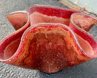 JBG VTG Hand Made Heavy Glass Bowl