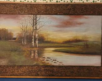 J.B. Crossman Pyroart Painting