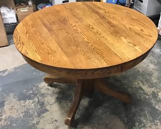 vintage oak table