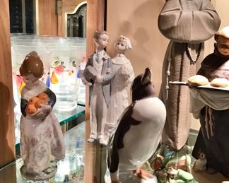 BRIDE AND GROOM, GIRL W/ ORANGES AND PENGUIN