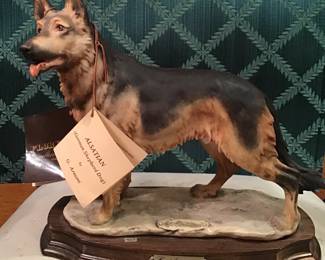 G. ARMANI GERMAN SHEPHARD FIGURE