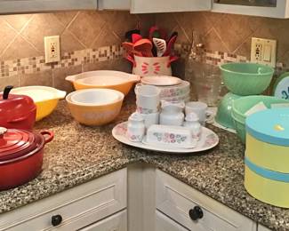 Le Creuset Red Apple Cocotte Dutch Oven and Pot