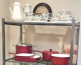 BAILEYS YUM  SET   10 CUPS AND SAUCERS